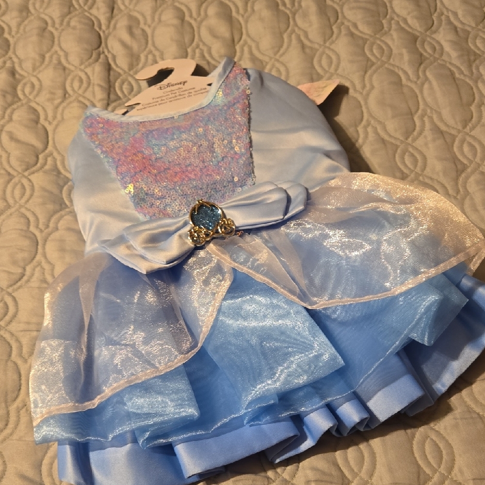 Disney Blue Cinderella Princess Costume for Pets